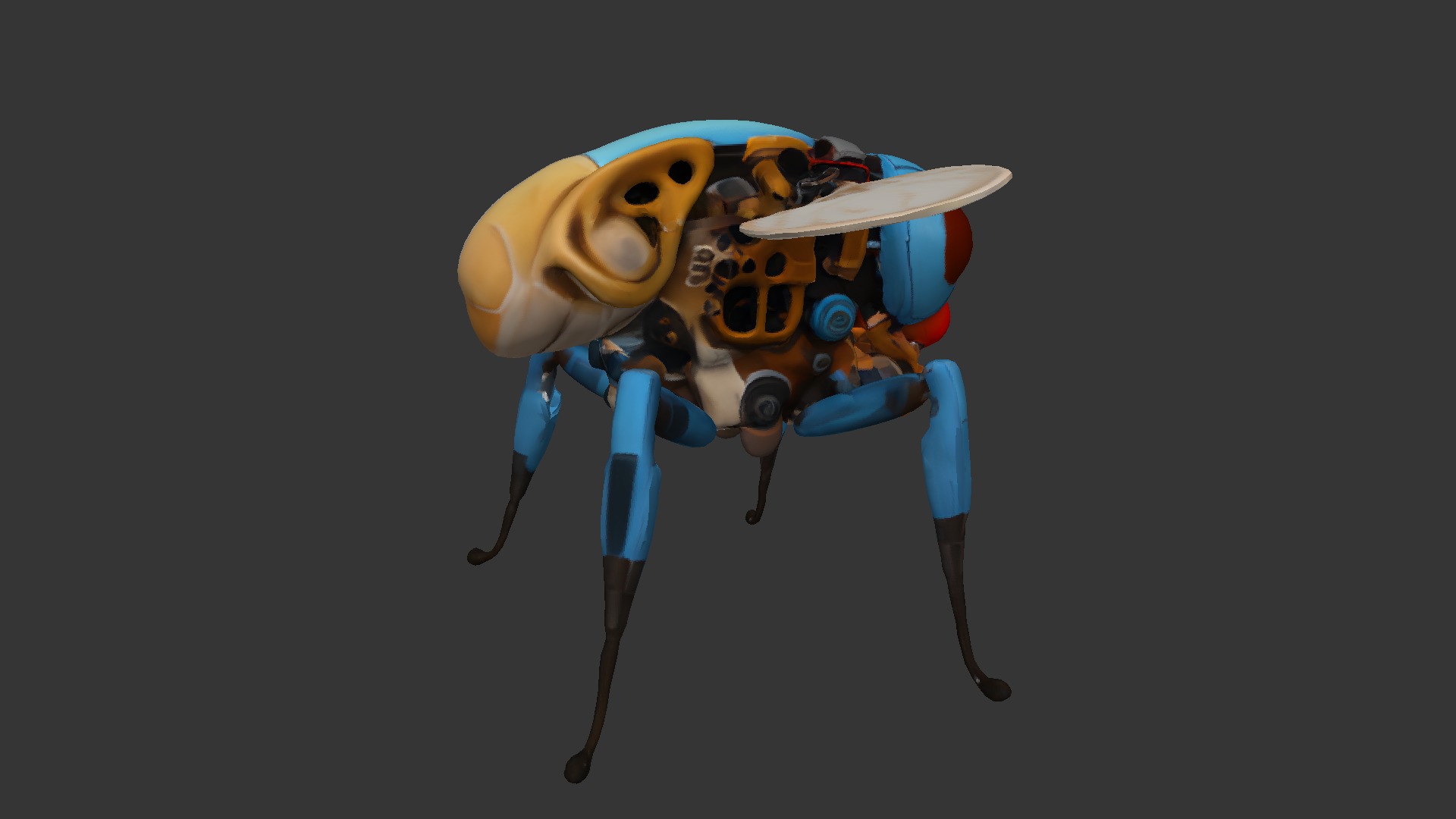 Robotic Fly 3D model_1