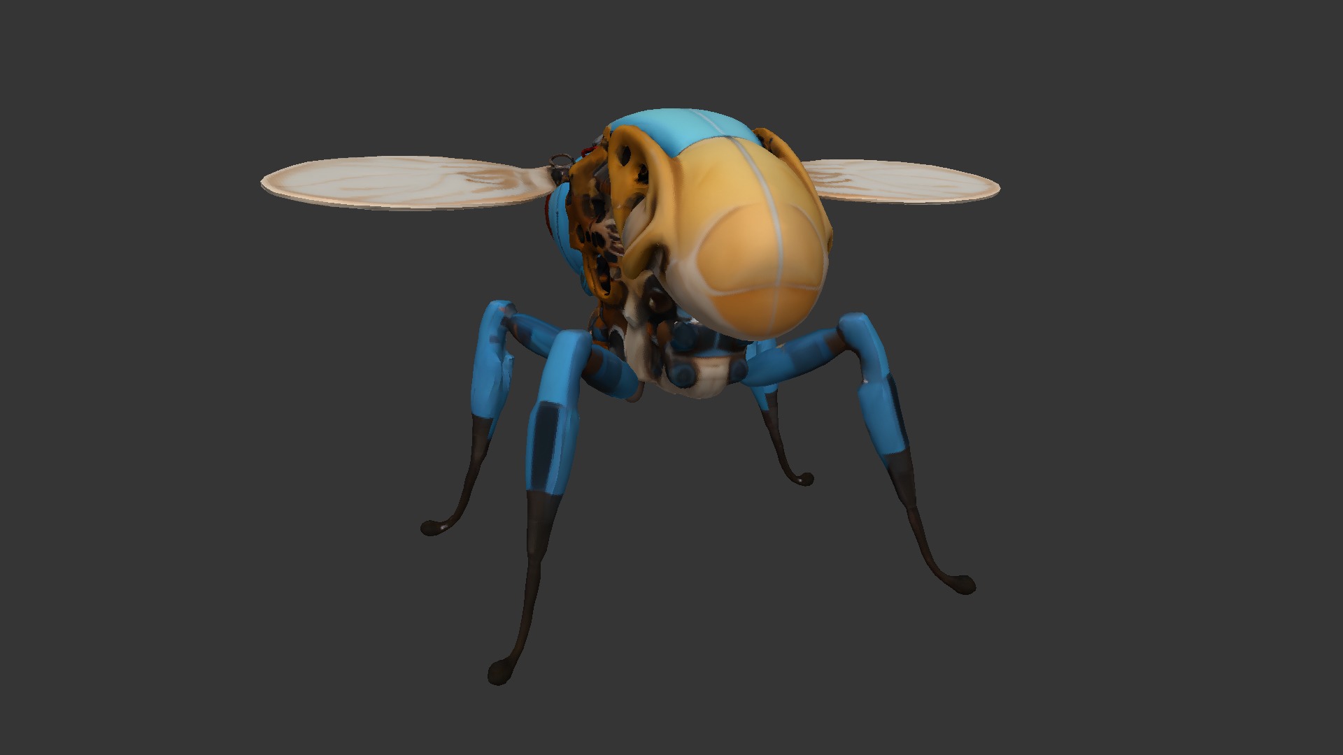 Robotic Fly 3D model_7