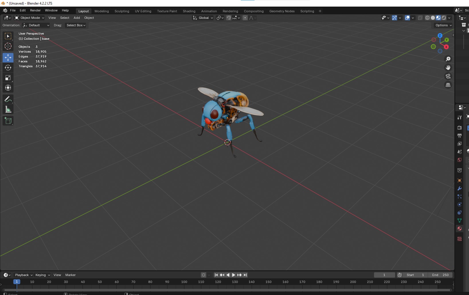 Robotic Fly 3D model_8