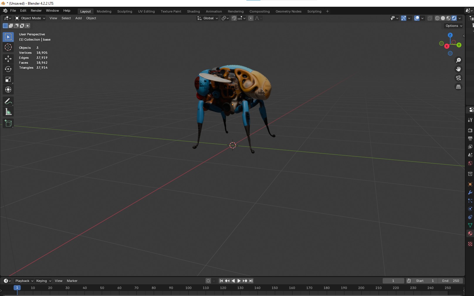 Robotic Fly 3D model_11