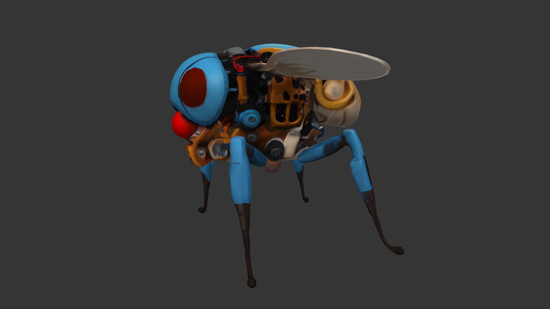 Robotic Fly 3D model_6