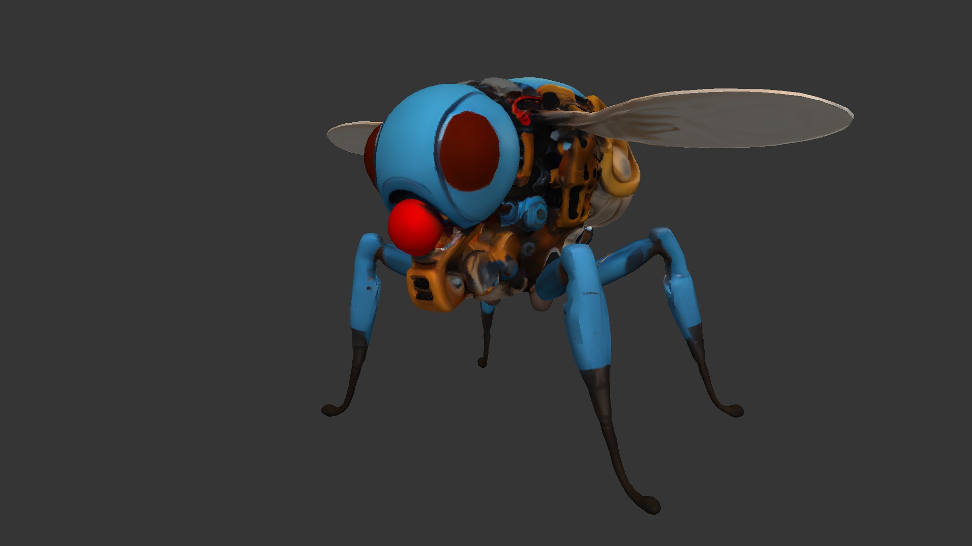 Robotic Fly 3D model_5