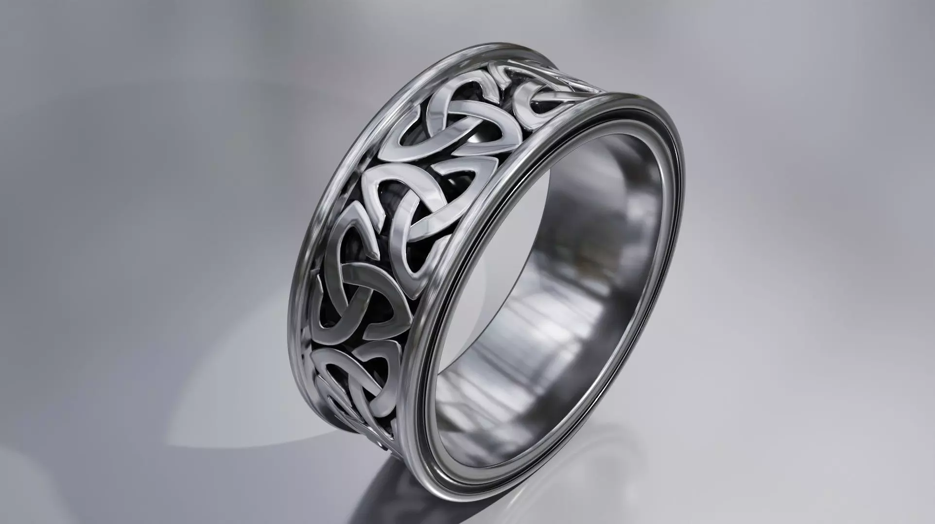 Silver Ring 3D print model