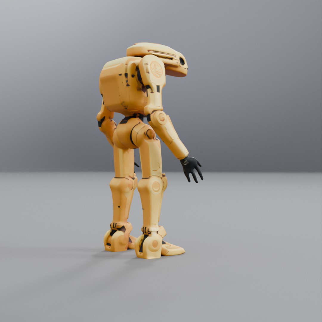 humanized robot 3D model_1