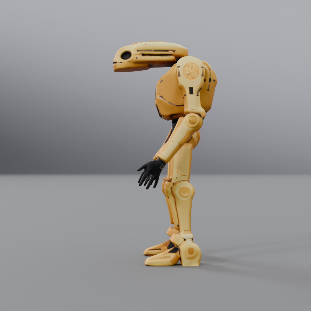 humanized robot 3D model_2