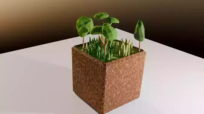 Garden in a Cube  3D Isometric Journey