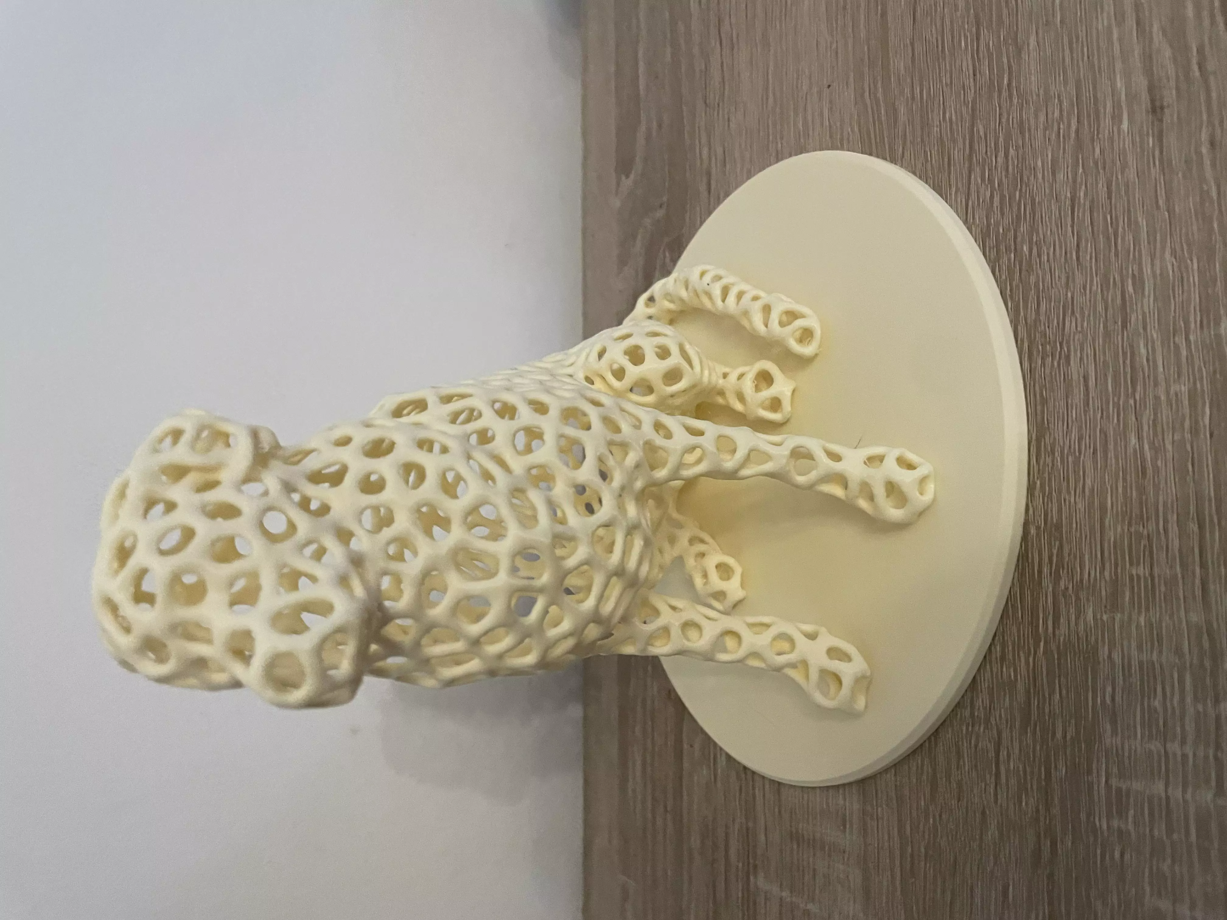 Voronoi Golden Retriever no supports 3D print model_0