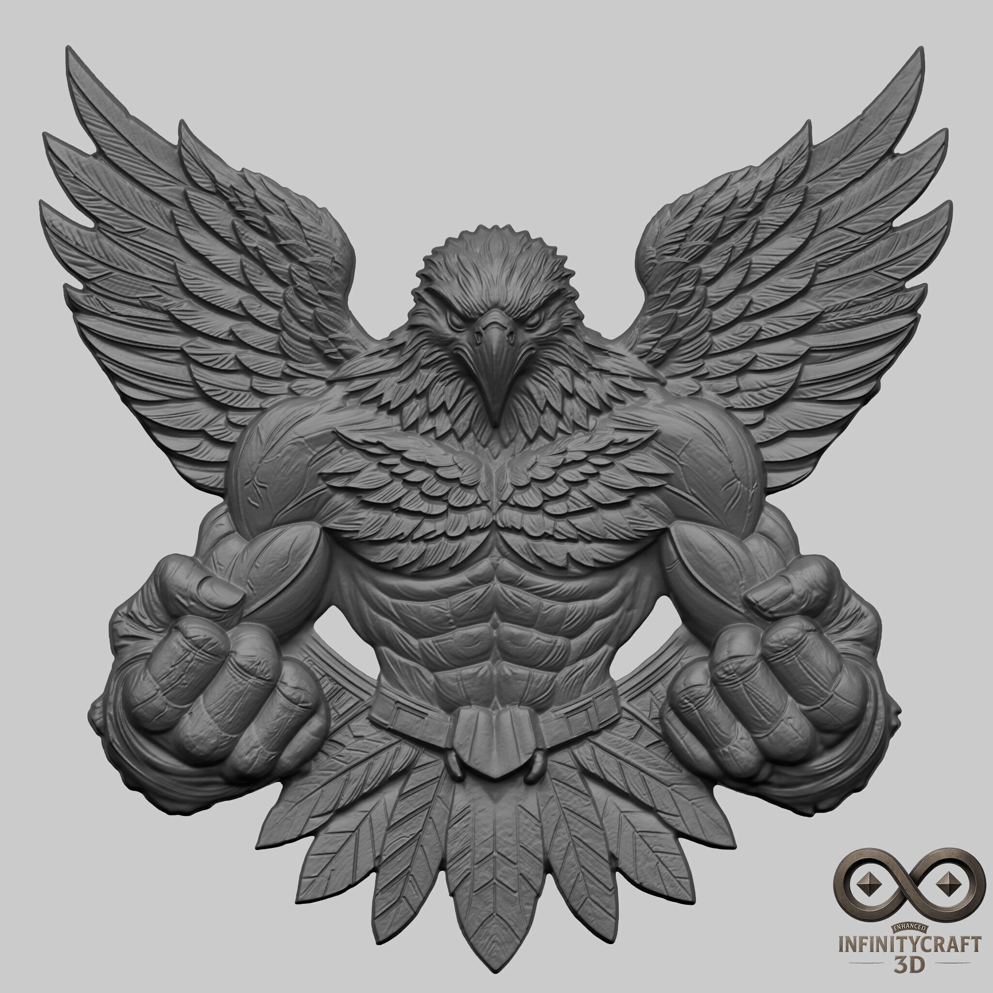 Avenger Eagle STL file for 3d Printing or CNC 3D print model_1
