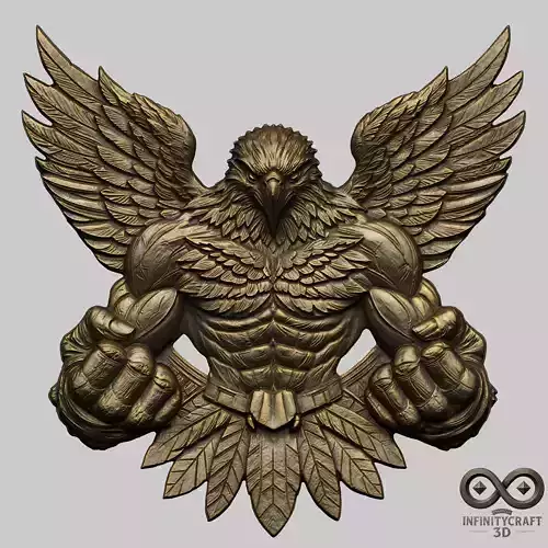 Avenger Eagle STL file for 3d Printing or CNC