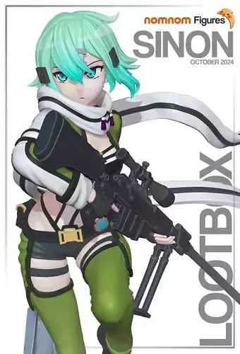 Sinon - Sword Art Online 3D print model