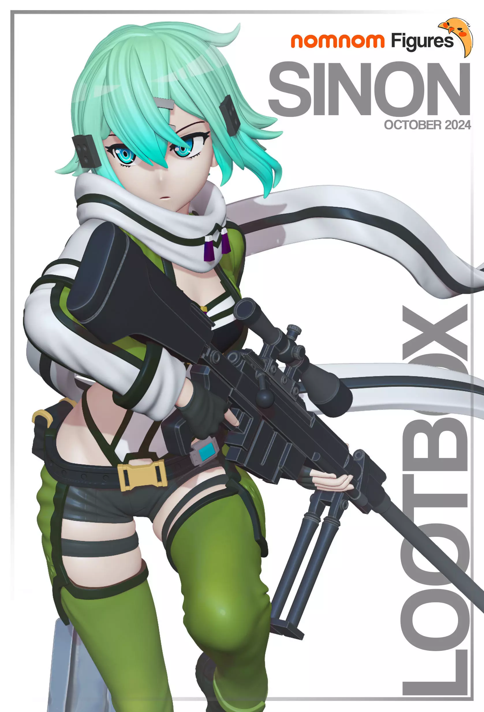 Sinon - Sword Art Online 3D print model_0