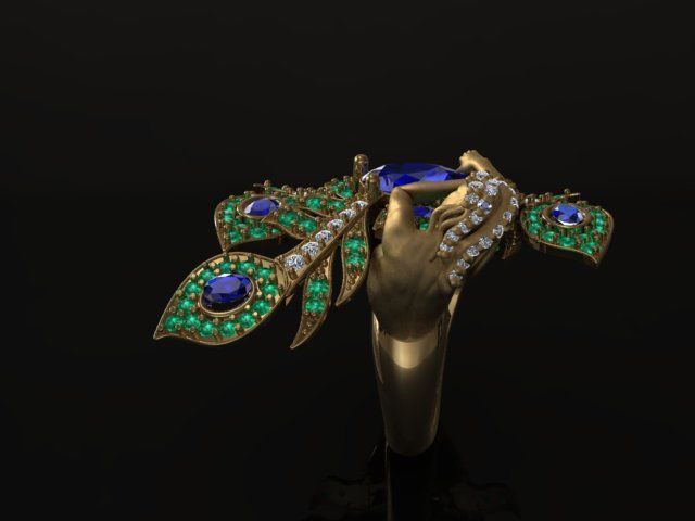 the fairy ringh 3D print model_9