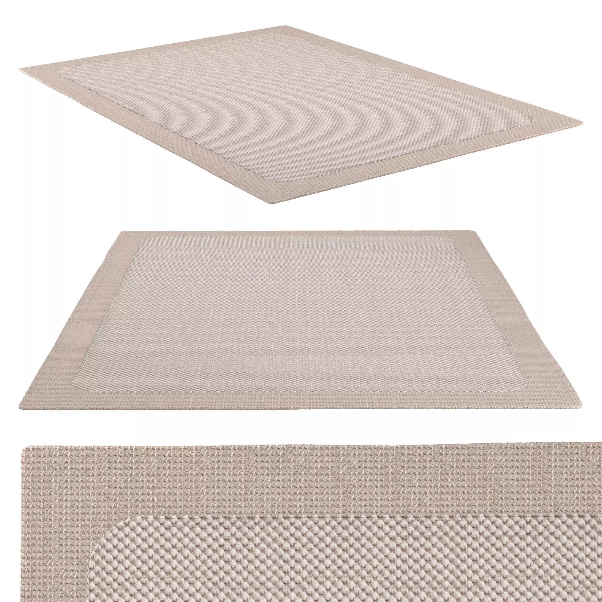 Pebble Rug 3D model_0