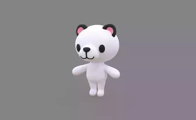 Little animal cute - Panda cute - Character010