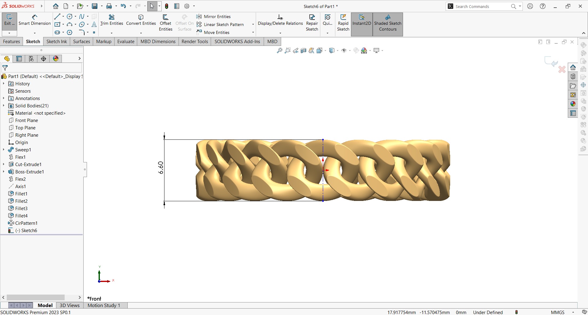MIAMI CUBAN LINK BRACELET 3D print model Free 3D print model_5