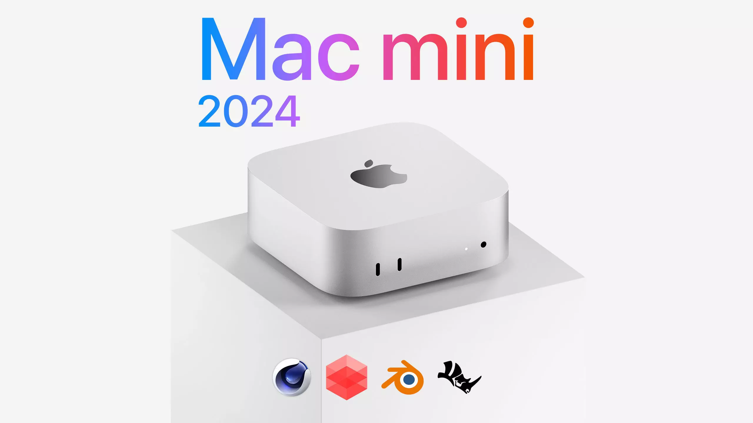 Apple M4 Mac Mini - 2024 - HQ 3D Model 3D model