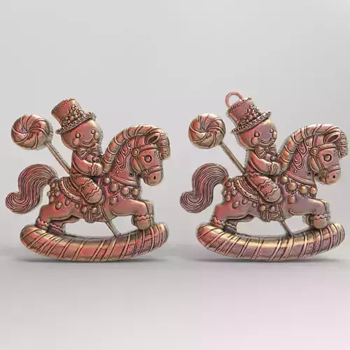 cookie horse decor 3D print model