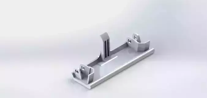 Old Renault car rear door handle