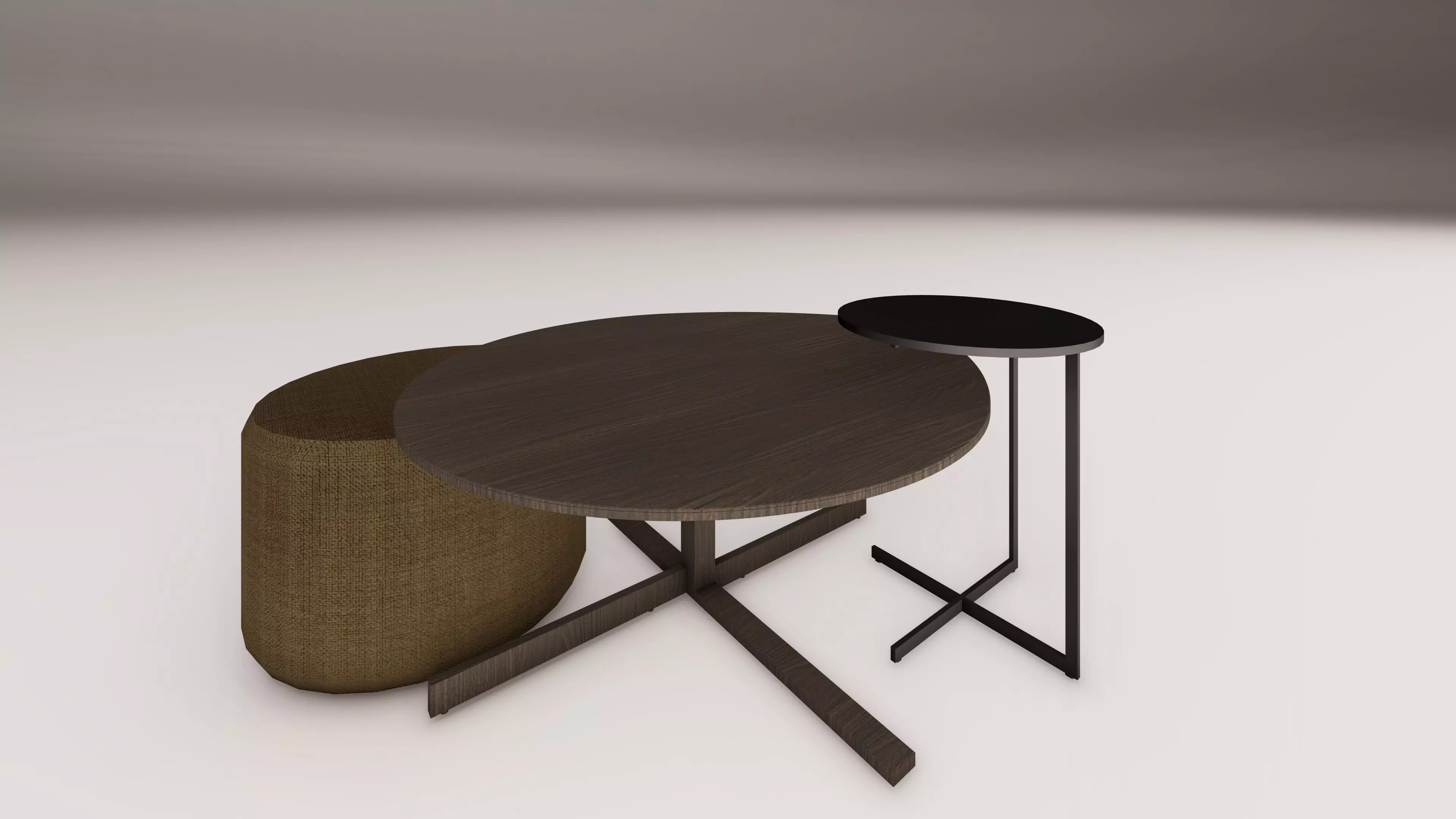 Lazzoni Amada  Pone  Mondo Coffee Table Set 3D Model 3D model_0