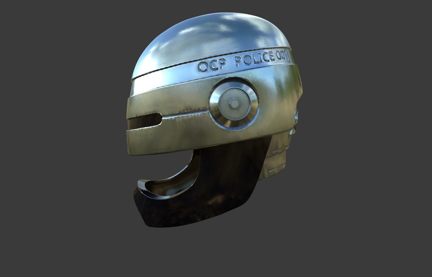Robocop 1987 Helmet 3d digital download 3D print model_4