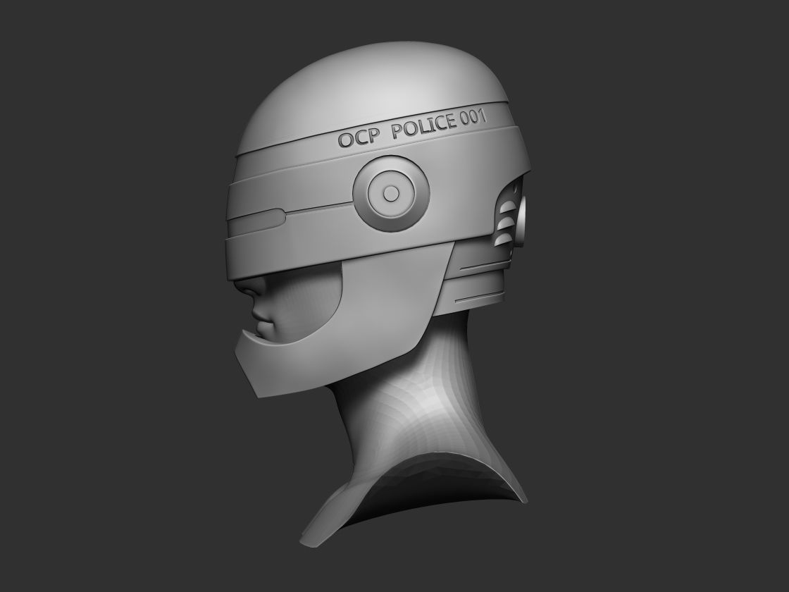Robocop 1987 Helmet 3d digital download 3D print model_2