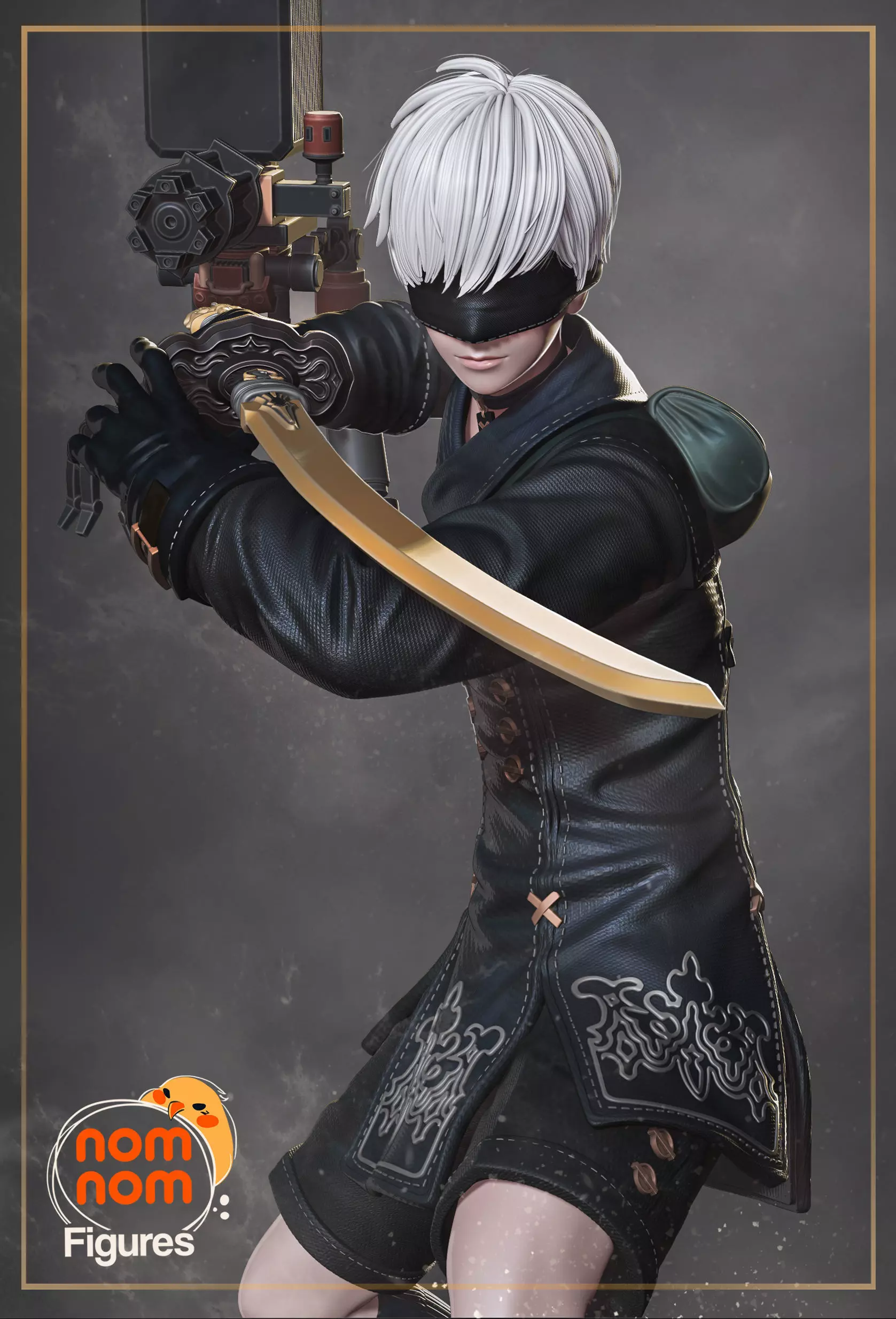 9S - NieR Automata 3D print model_0