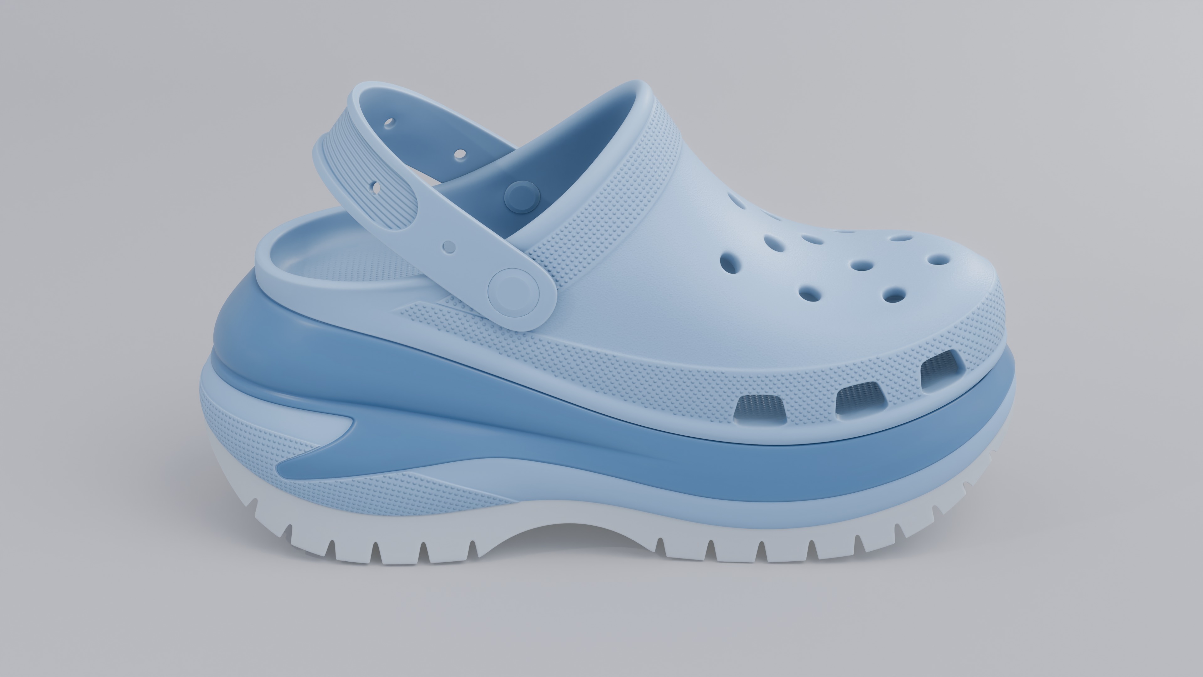 Crocs Mega Crush Matte Clog 3D model_4