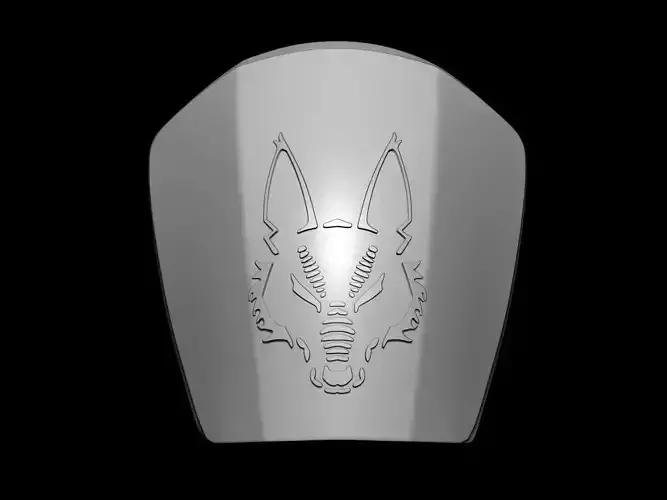 Mandalorian Shoulder Armor 3d digital download  Loth Wolf 