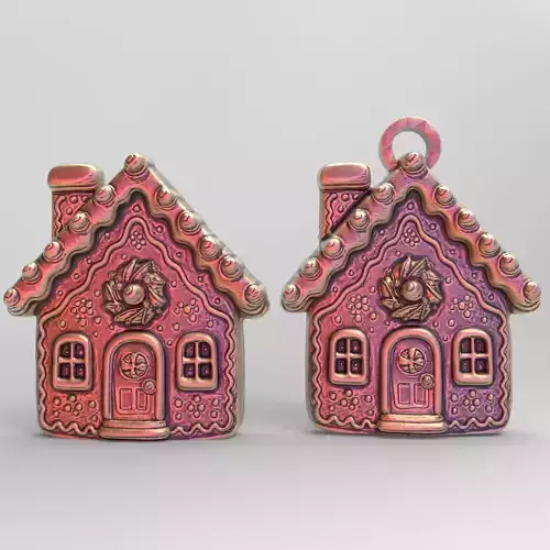 house cookie treedecor 3D print model