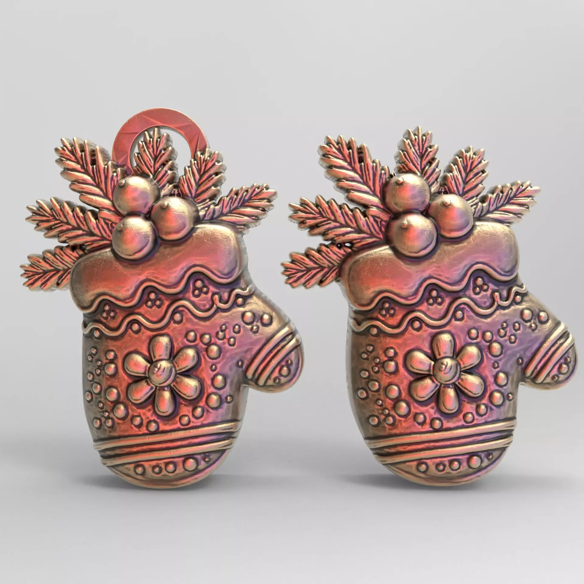 christmas glowse cookie  3D print model_0