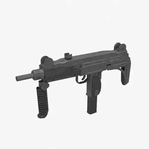 IMI uzi Low-poly