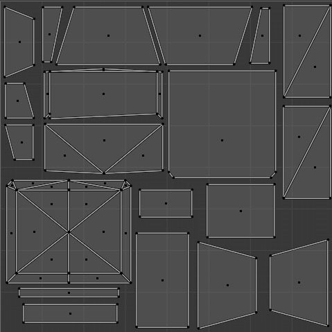 CRT TV Low-poly 3D model_5