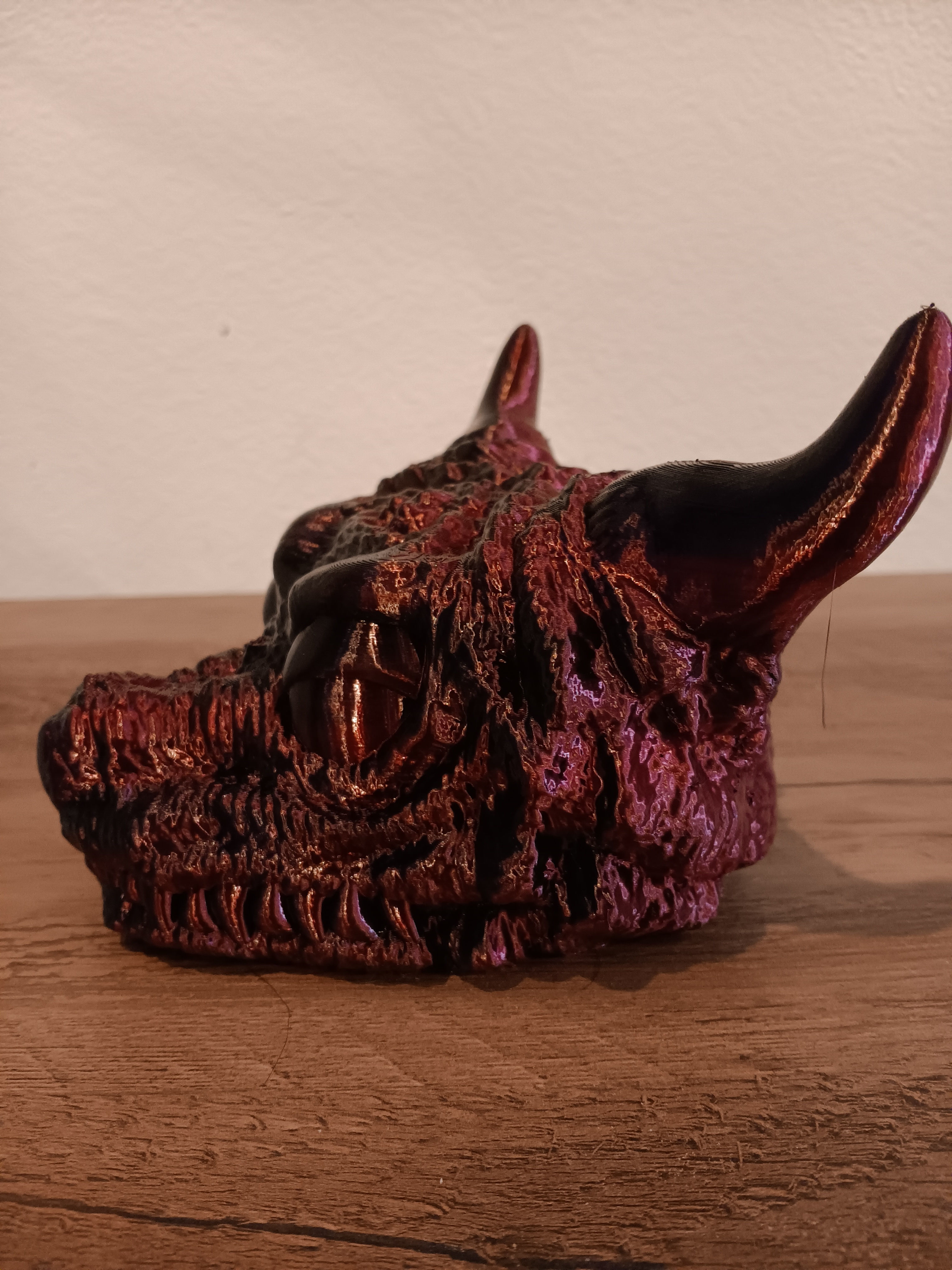 Dragon Head Bust 3D print model_4