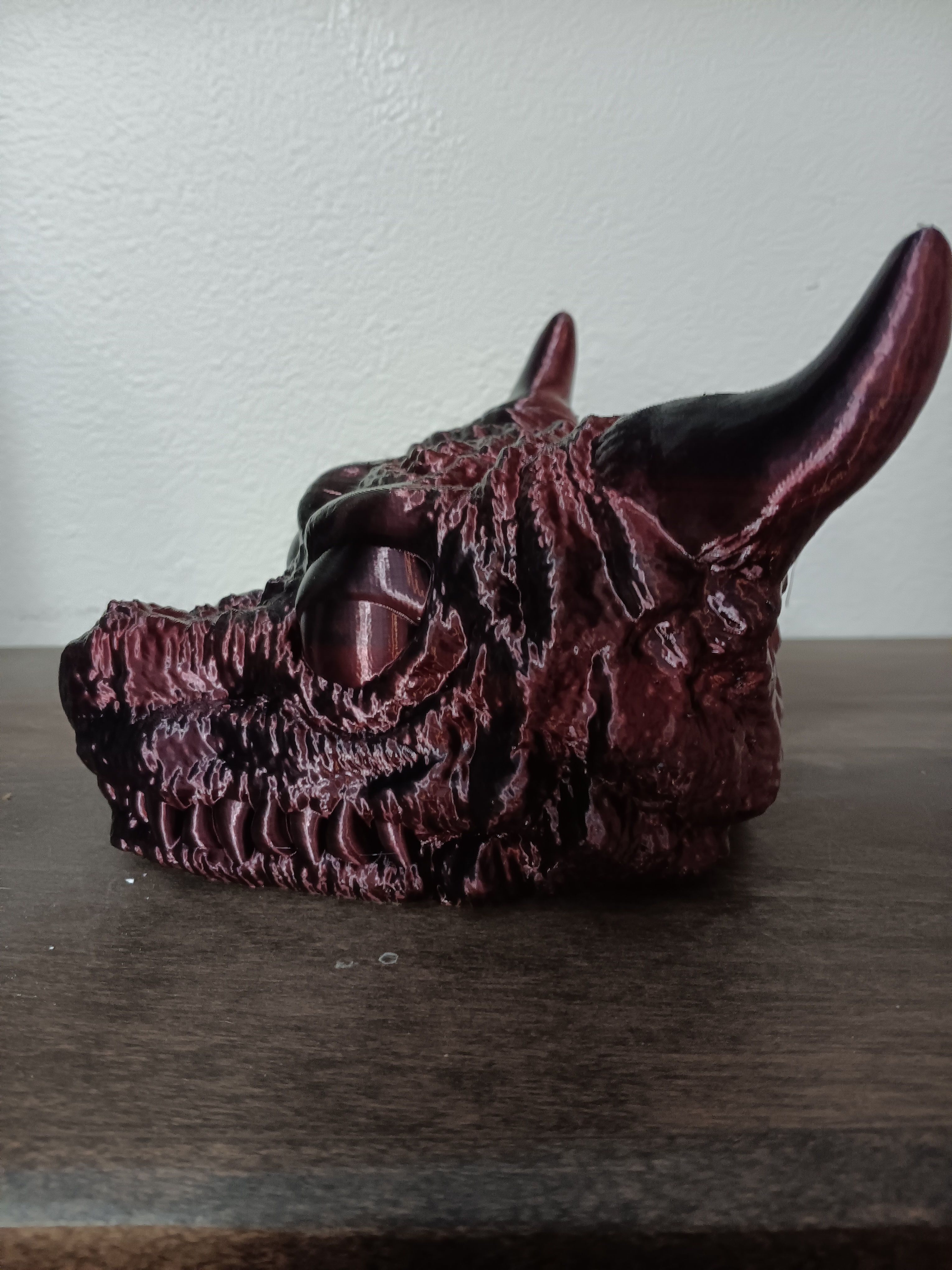 Dragon Head Bust 3D print model_2