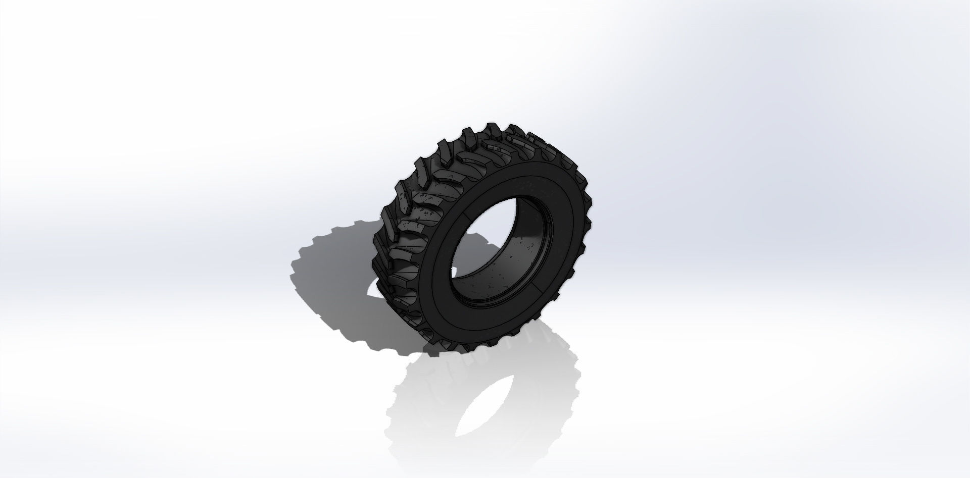 Pneu Goodyear 18 4 38 12PR R1 Tire 3D model_1