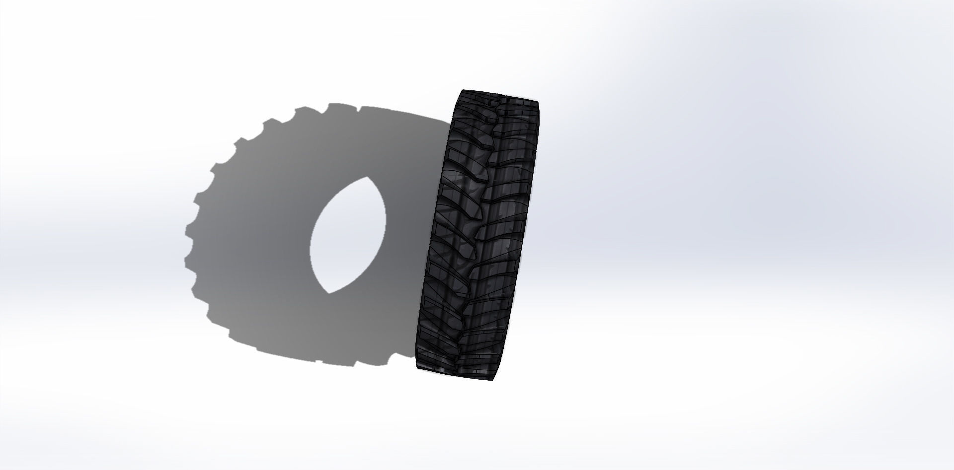 Pneu Goodyear 18 4 38 12PR R1 Tire 3D model_16