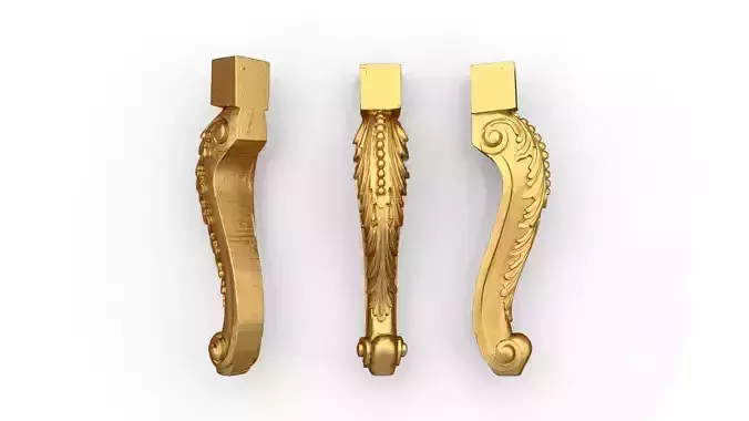 CNC table leg furniture 41 3D print model