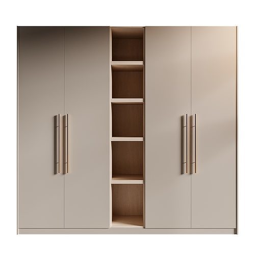 Flat Panel Wardrobe 3D model