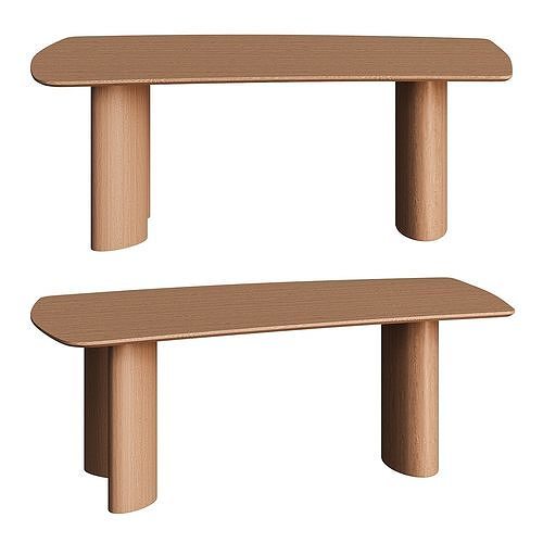 Theo Dining Table 3D model