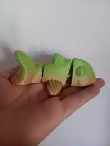 Goldfish Flexi Fidget toy 3D print model