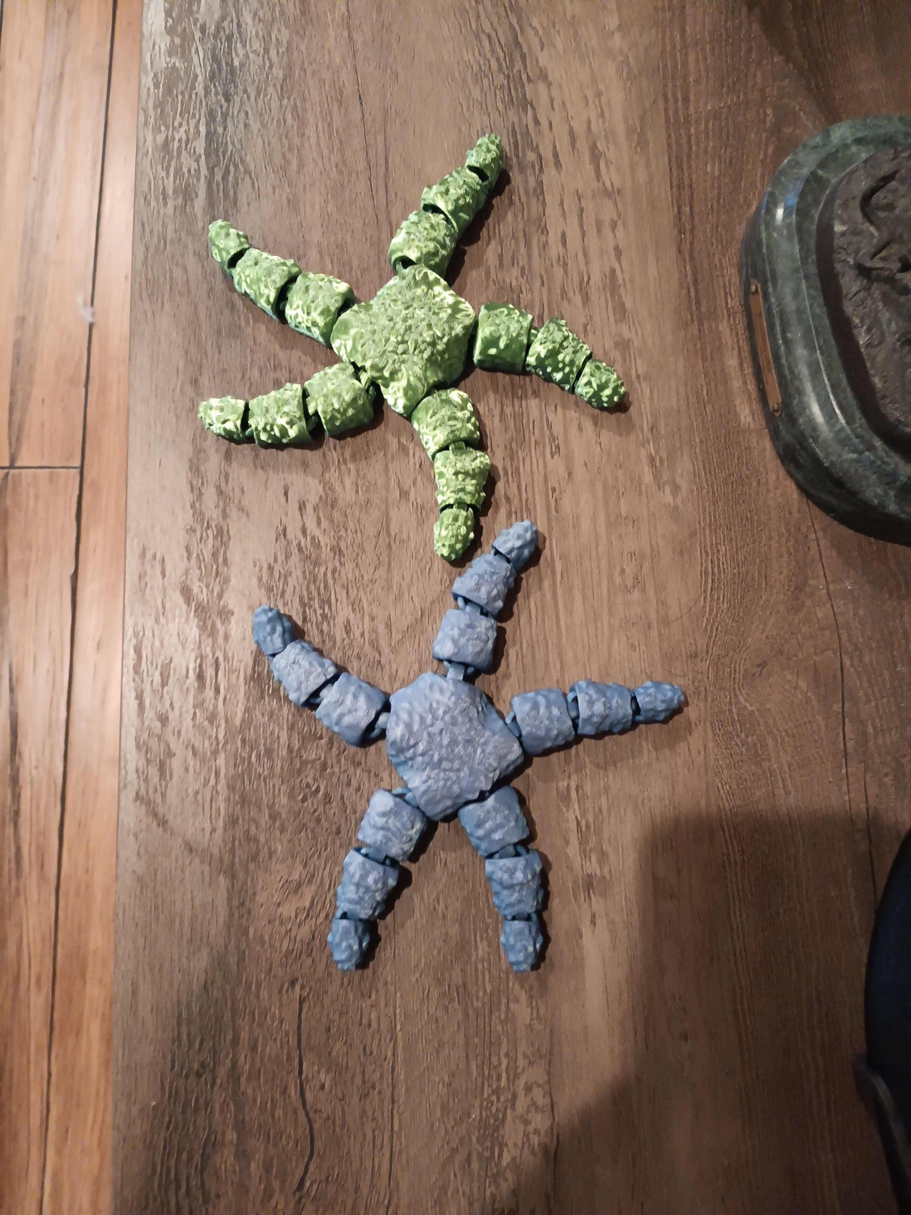 Starfish Flexi Fidget toy - print in place 3D print model_1