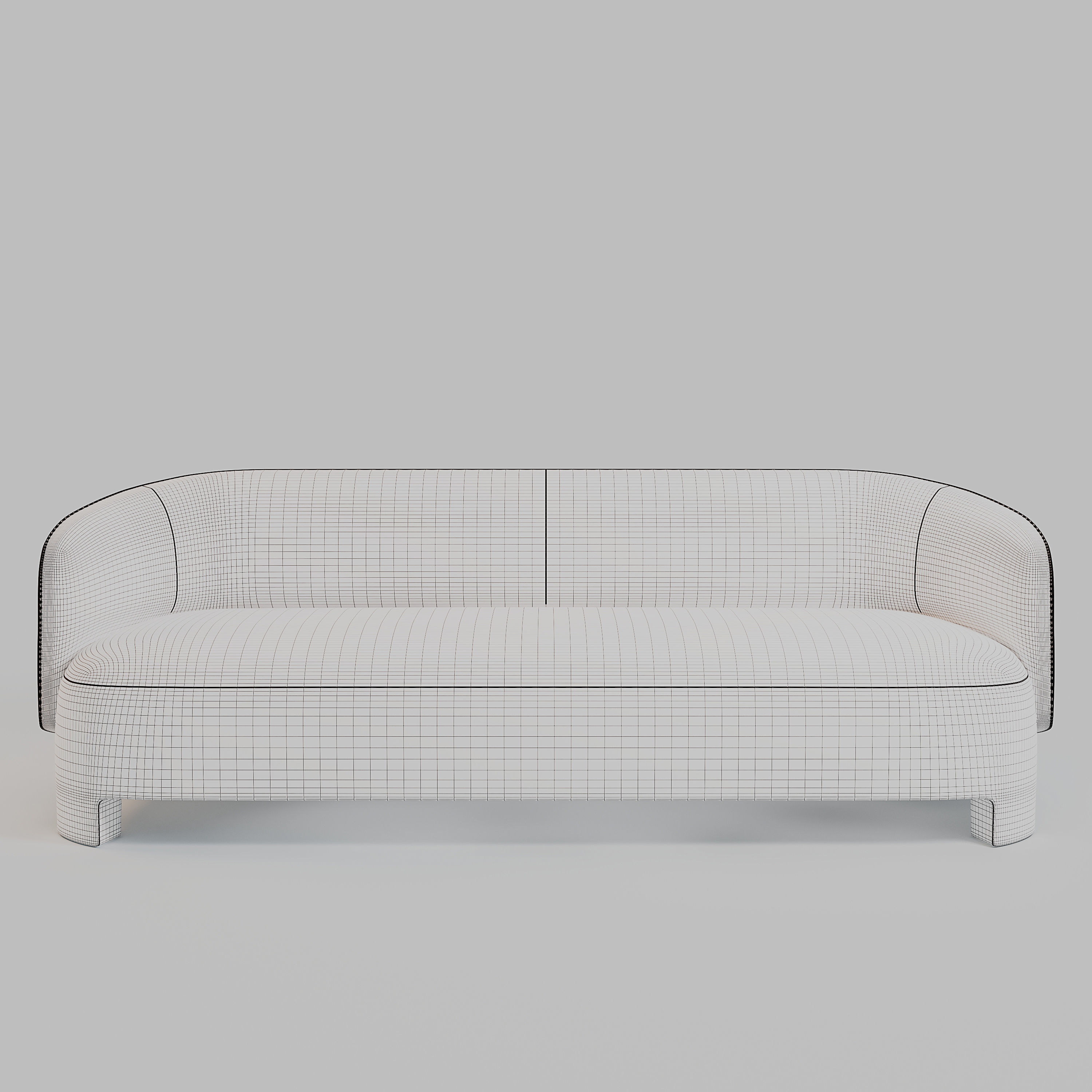 TARU 3 SITZER by Designer Sebastian Herkner 3D model_8