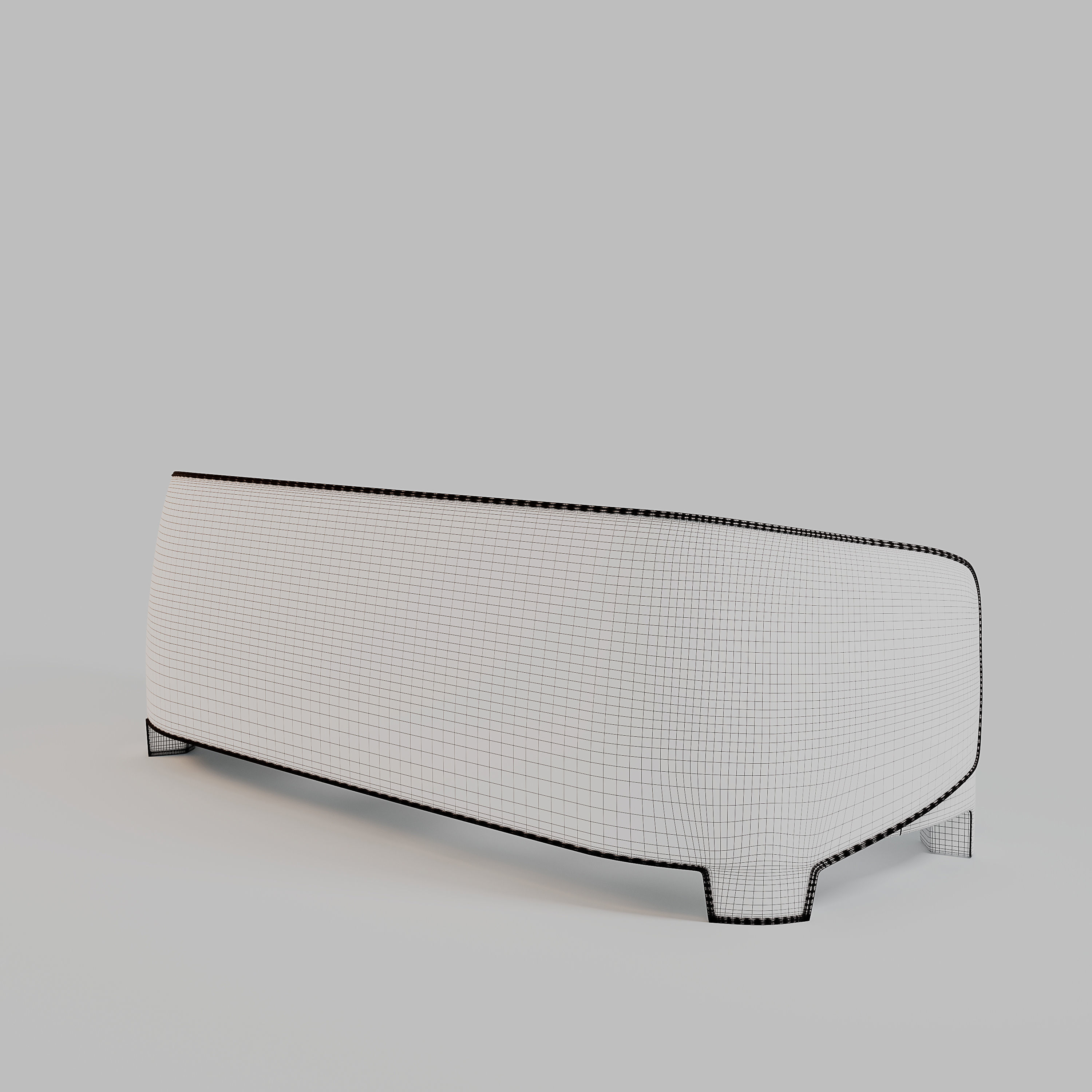TARU 3 SITZER by Designer Sebastian Herkner 3D model_11