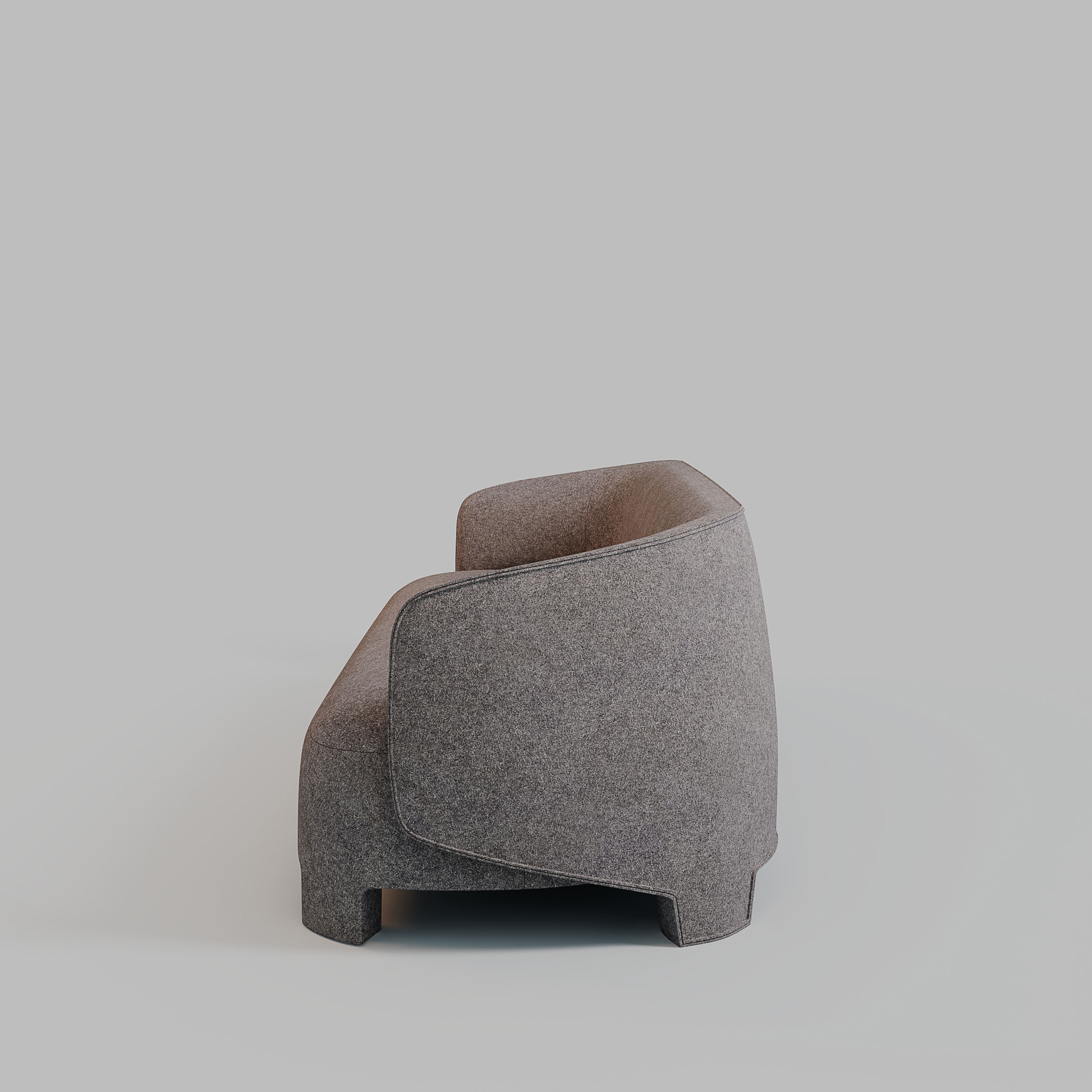 TARU 3 SITZER by Designer Sebastian Herkner 3D model_6