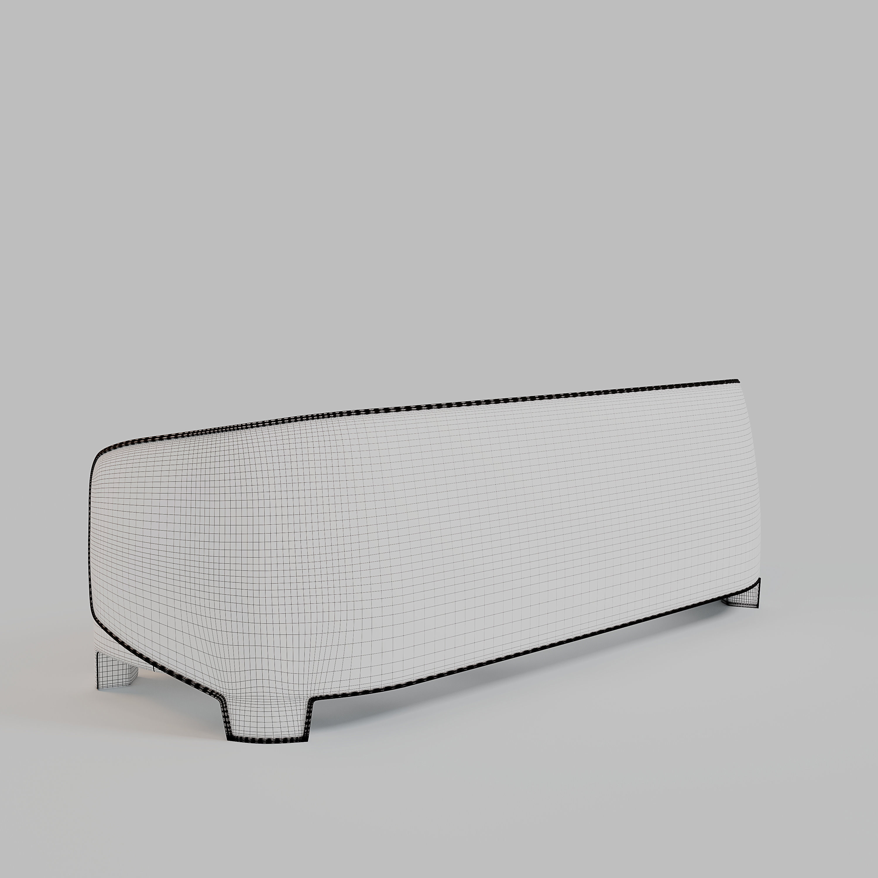 TARU 3 SITZER by Designer Sebastian Herkner 3D model_13