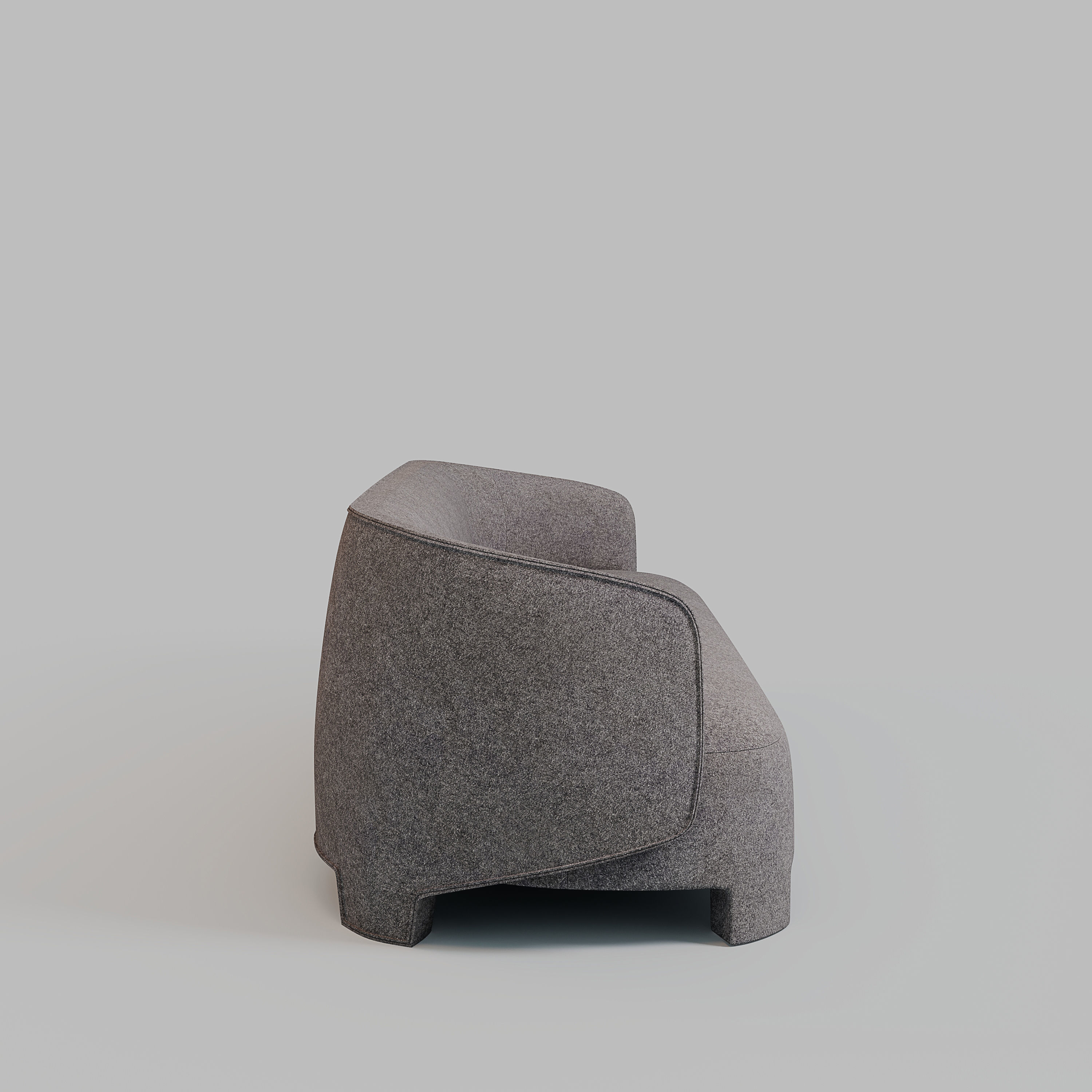 TARU 3 SITZER by Designer Sebastian Herkner 3D model_2