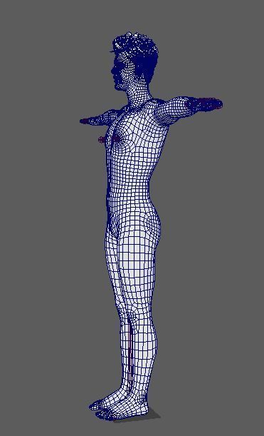Zac Efron Character  Low-poly 3D model_25