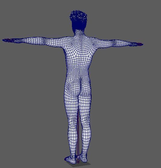 Zac Efron Character  Low-poly 3D model_26
