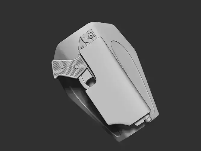 Mandalorian Imperial Super Commando Thigh Holster 3d digital dl