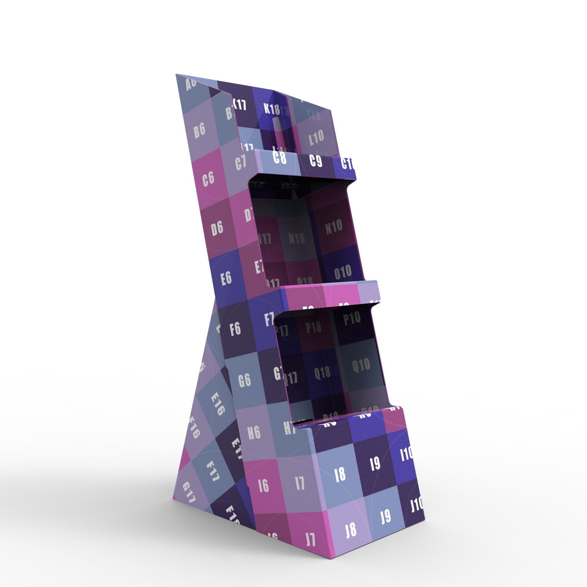 Point of Sale Cardboard Display Stand Texture_6
